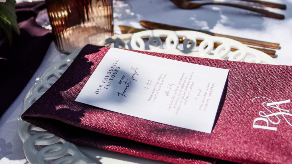 monogram napkins