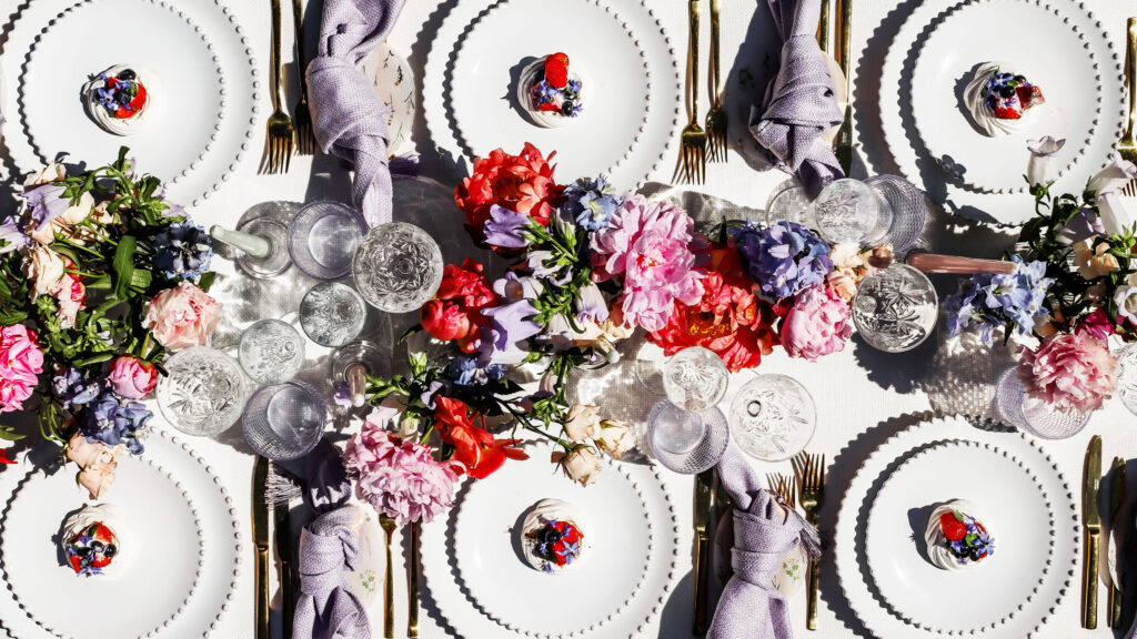Summer tablescape