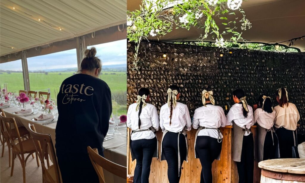 Behind the scenes team briefing